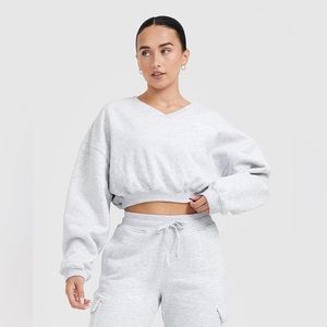 NWT:ONER ACTIVE ALL DAY EST 2020 CROP V-NECK SWEATSHIRT
